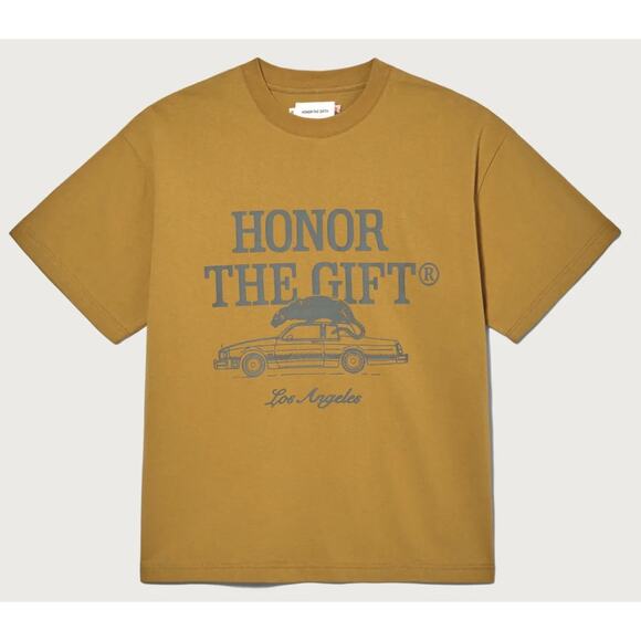 NWT Honor the Gift, HTG Pack T-Shirt, Mustard, XL - Picture 2 of 5